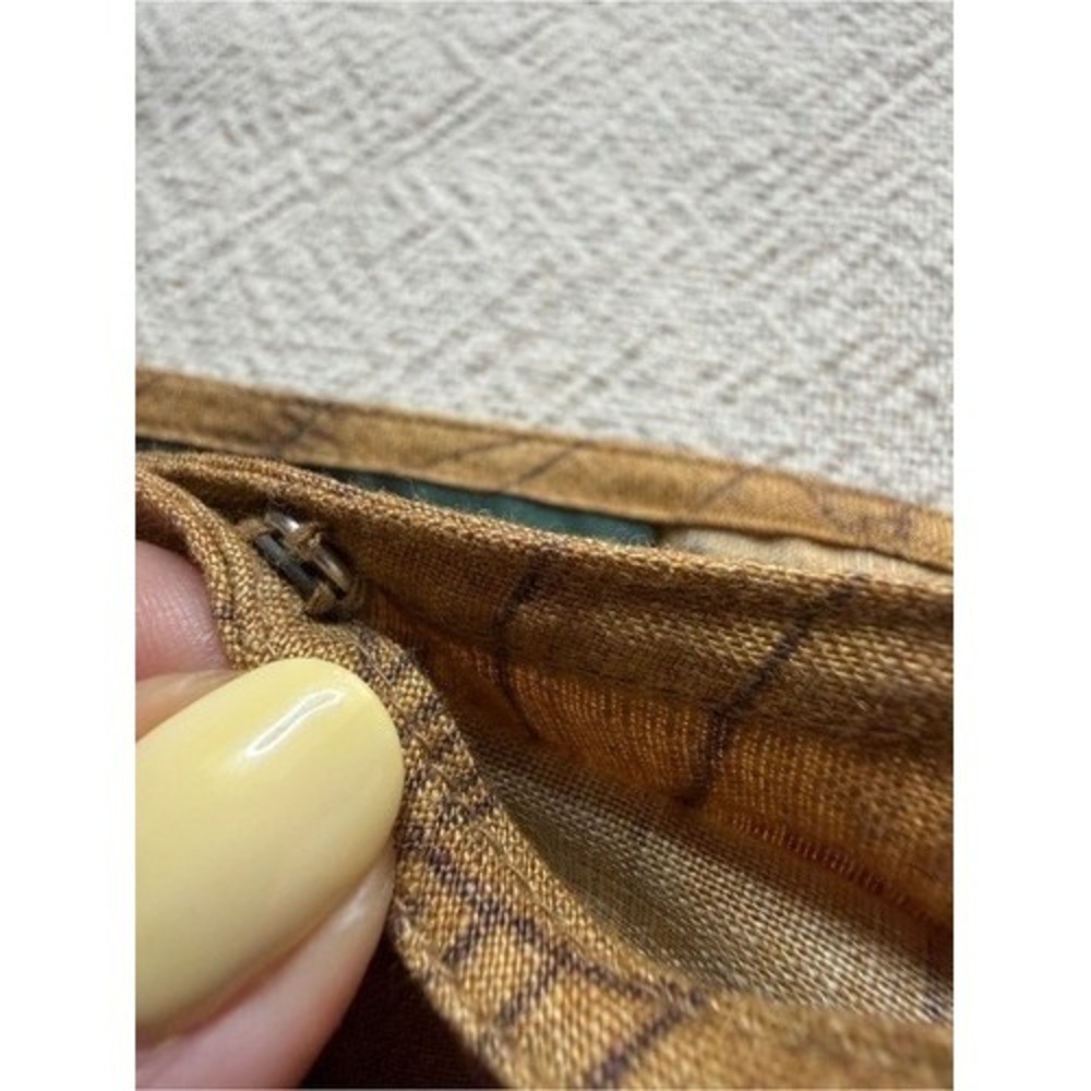 Lauren Ralph Lauren Southern Western Aztec Wrap Midi Skirt Women 8 China Linen - Picture 5 of 10